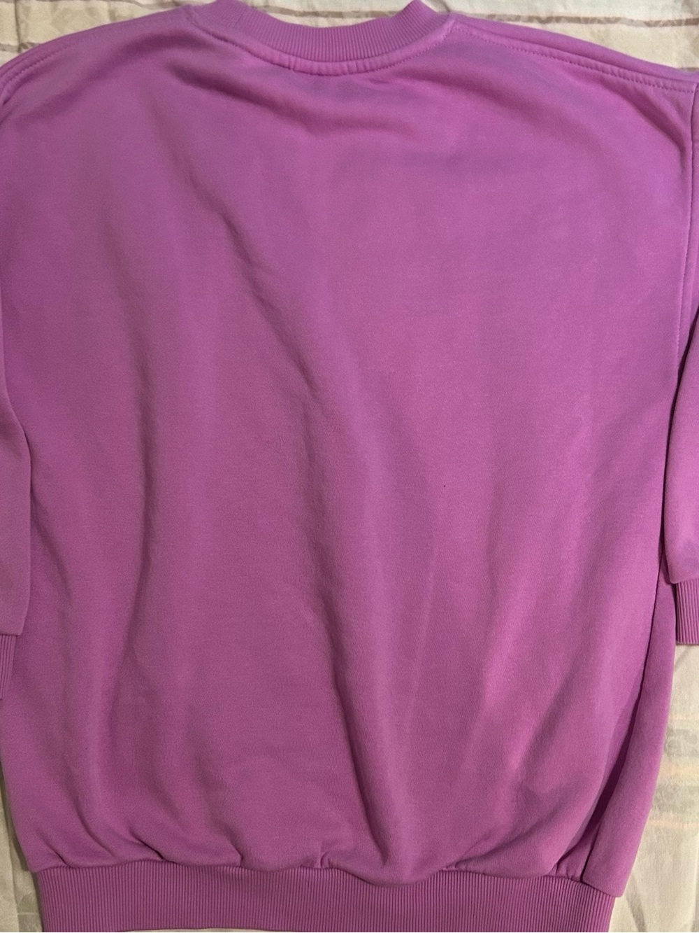 Nike Girl’s Pink/Purple Crewneck Sweatshirt with White Swoosh EUC M - Picture 4 of 4
